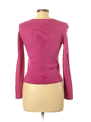 Mary Jane Marcasiano Silk Pullover Sweater (view 2)