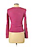 Mary Jane Marcasiano Pink Silk Pullover Sweater Size L - photo 2