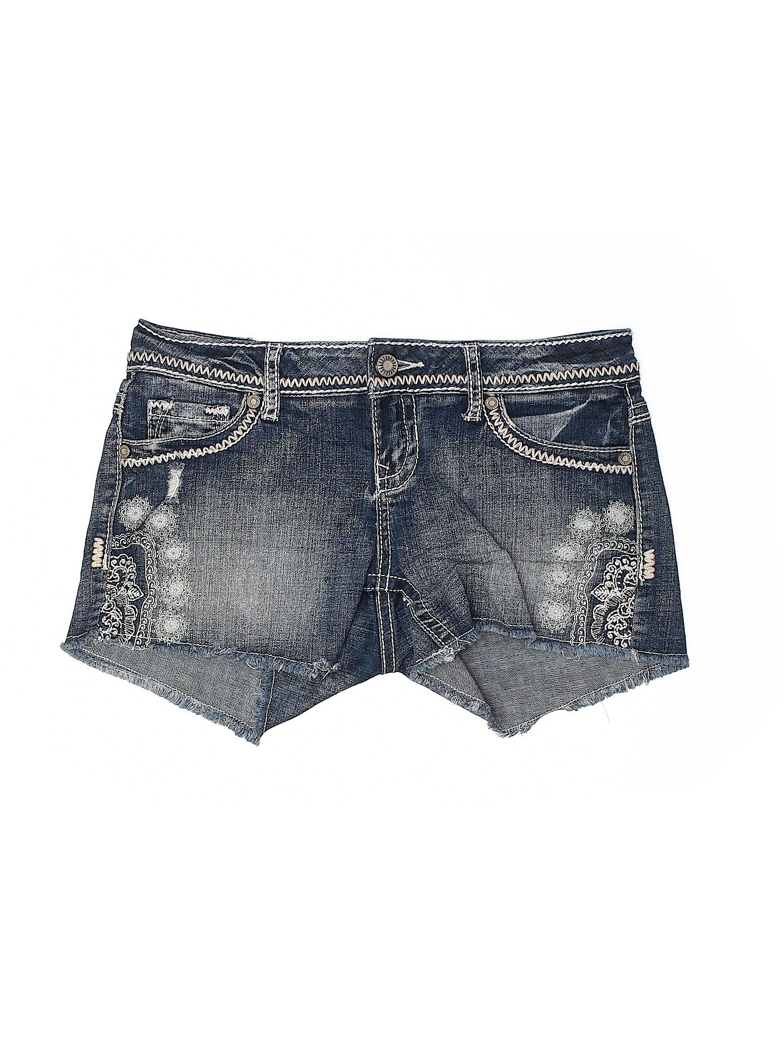 maurices denim shorts