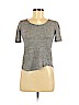 Ann Taylor 100% Linen Gray Short Sleeve T-Shirt Size XXS (petite) - photo 1