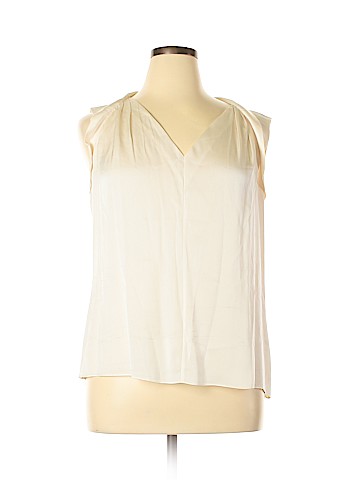Elie Tahari Sleeveless Silk Top (view 1)