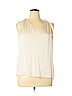 Elie Tahari Ivory Sleeveless Silk Top Size XL - photo 1