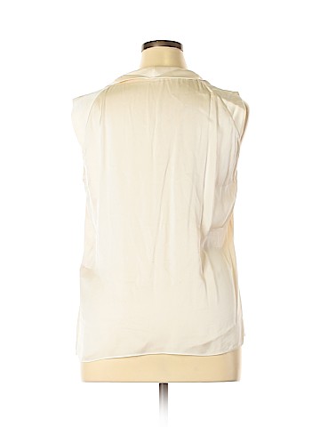 Elie Tahari Sleeveless Silk Top (view 2)