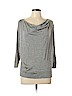Eileen Fisher Gray 3/4 Sleeve Silk Top Size L - photo 1