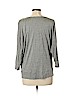 Eileen Fisher Gray 3/4 Sleeve Silk Top Size L - photo 2