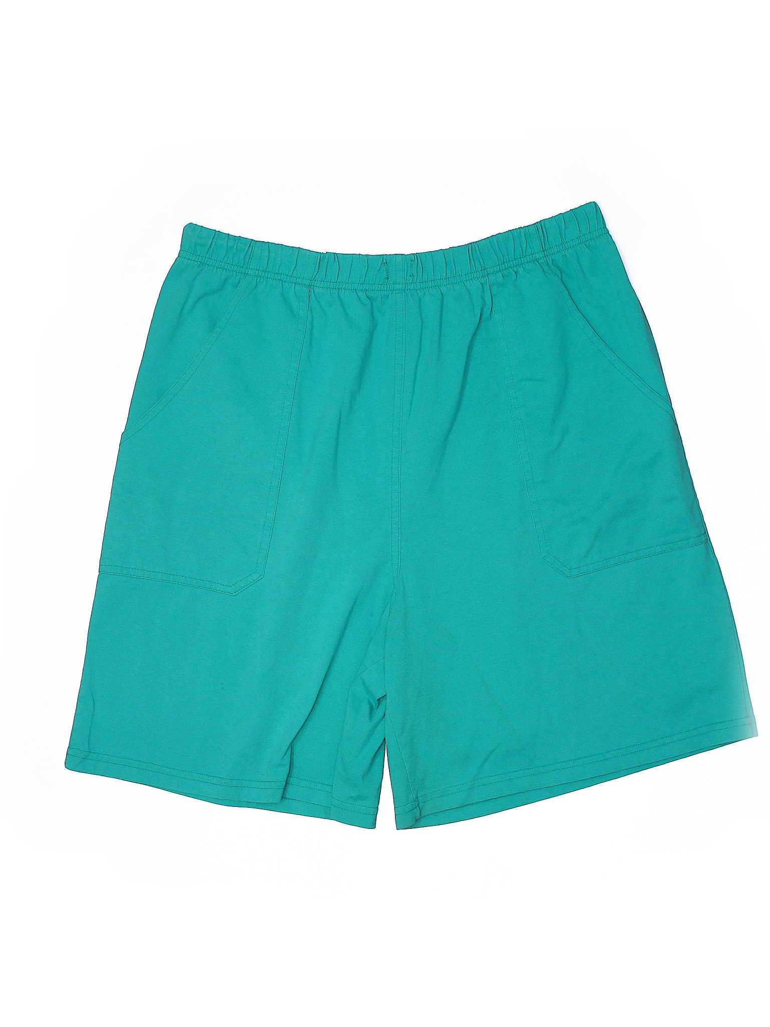 Bobbie Brooks Solid Teal Blue Shorts Size 18 - 20 (Plus) - 41% off ...