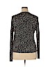 Cable Stitch Black Long Sleeve Top Size XL - photo 2