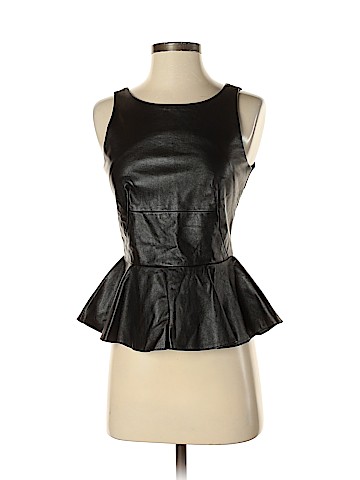 Amanda Uprichard Leather Top (view 1)