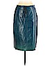 Banana Republic 100% Leather Blue Leather Skirt Size 2 - photo 1