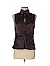 Etcetera Brown Sleeveless Silk Top Size 6 - photo 1