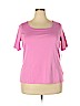 Talbots 100% Cotton Pink Short Sleeve T-Shirt Size 2X (petite) - photo 1