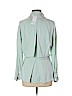 Creatures of Comfort 100% Silk Teal Silk Blazer Size M - photo 2