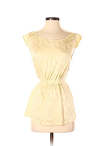 Marc by Marc Jacobs Short Sleeve Silk Top (view 1)