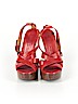 Burberry Red Wedges Size EU 36 1/2 - photo 2