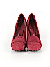 Diane von Furstenberg Burgundy Heels Size 6 - photo 2