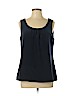 Kate Spade New York 100% Silk Blue Sleeveless Silk Top Size L - photo 1
