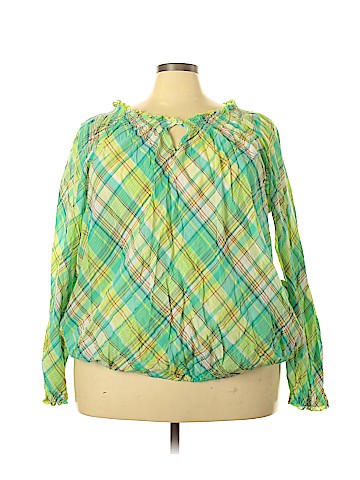Lane Bryant Long Sleeve Blouse (view 1)