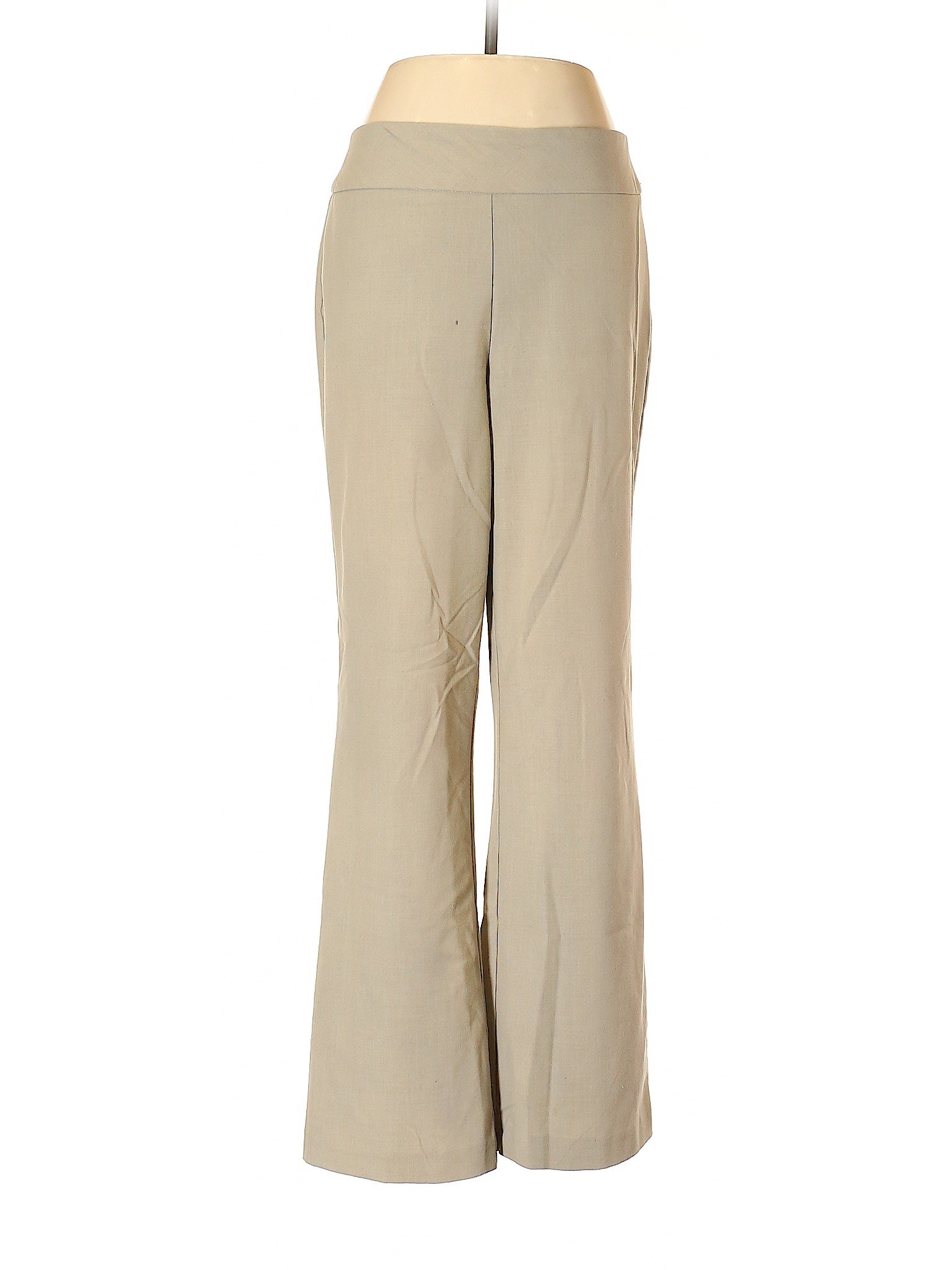 Roz & Ali Women Brown Casual Pants 8 | eBay