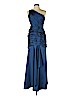 Teri Jon by Rickie Freeman Blue Cocktail Dress Size 4 - photo 1