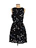 Amour Vert 100% Silk Black Cocktail Dress Size L - photo 2