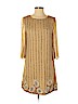 Alice + Olivia 100% Polyester Tan Cocktail Dress Size S - photo 1