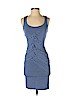 Nicole Miller Blue Casual Dress Size P (petite) - photo 1
