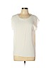 Violet & Claire 100% Polyester Ivory Short Sleeve Blouse Size L - photo 1