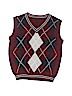 Lapin House 100% Cotton Burgundy Sweater Vest Size 6 - photo 1