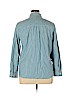 Levi's 100% Cotton Blue Long Sleeve Button-Down Shirt Size XL - photo 2