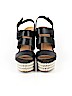 Bamboo Black Wedges Size 7 1/2 - photo 2