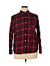 Levi's 100% Cotton Red Long Sleeve Button-Down Shirt Size XL - photo 1