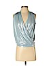 INC International Concepts Blue Sleeveless Top Size S (petite) - photo 1