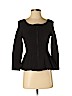Ganni Black Long Sleeve Blouse Size S - photo 1