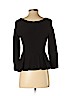 Ganni Black Long Sleeve Blouse Size S - photo 2
