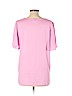 Ann Taylor 100% Polyester Pink Short Sleeve Blouse Size L - photo 2