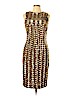 Badgley Mischka 100% Polyester Gold Cocktail Dress Size 10 - photo 1