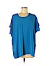 Vince Camuto 100% Polyester Blue Short Sleeve Blouse Size M - photo 1