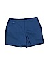 White House Black Market Blue Dressy Shorts Size 8 - photo 1