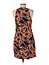 Trina Turk 100% Polyester Orange Casual Dress Size 8 - photo 2