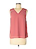 Monteau 100% Polyester Pink Sleeveless Blouse Size M - photo 1