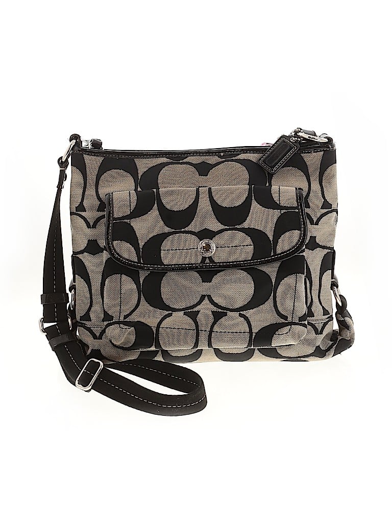 Coach Gray Black Crossbody Bag One Size 74 off thredUP