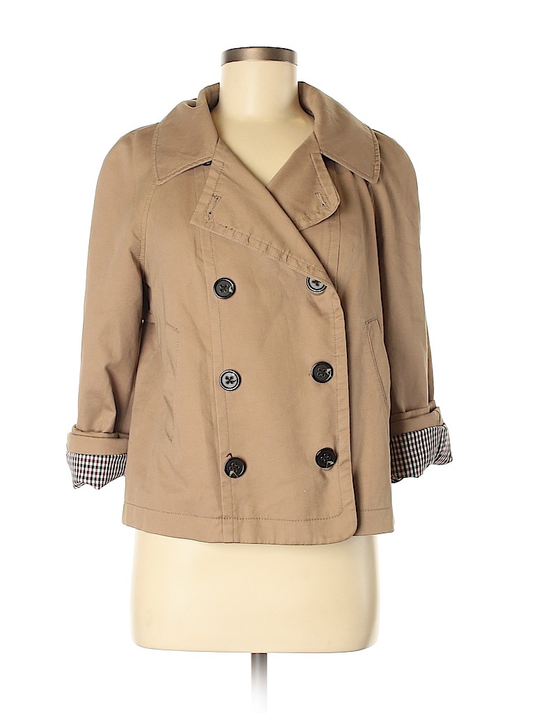 Daughters of the Liberation 100% Cotton Solid Tan Jacket Size M - 90% ...