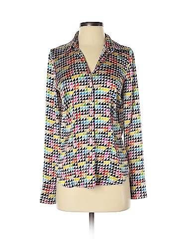 Worth New York Long Sleeve Silk Top (view 1)