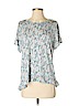 Ann Taylor LOFT Outlet Gray Short Sleeve Top Size XS - photo 1