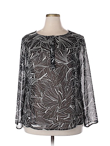 Apostrophe Long Sleeve Blouse (view 1)