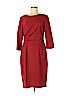 Lafayette 148 New York Red Casual Dress Size 8 - photo 1