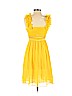 Diane von Furstenberg 100% Silk Yellow Casual Dress Size 2 - photo 2