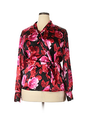 Jones New York Signature Long Sleeve Blouse (view 1)