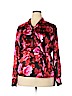 Jones New York Signature 100% Polyester Red Long Sleeve Blouse Size 3X - photo 1