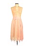 Laundry by Shelli Segal 100% Silk Orange Cocktail Dress Size 6 - photo 1